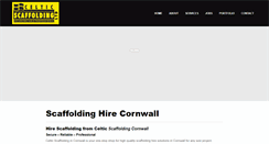 Desktop Screenshot of celticscaffolding.co.uk